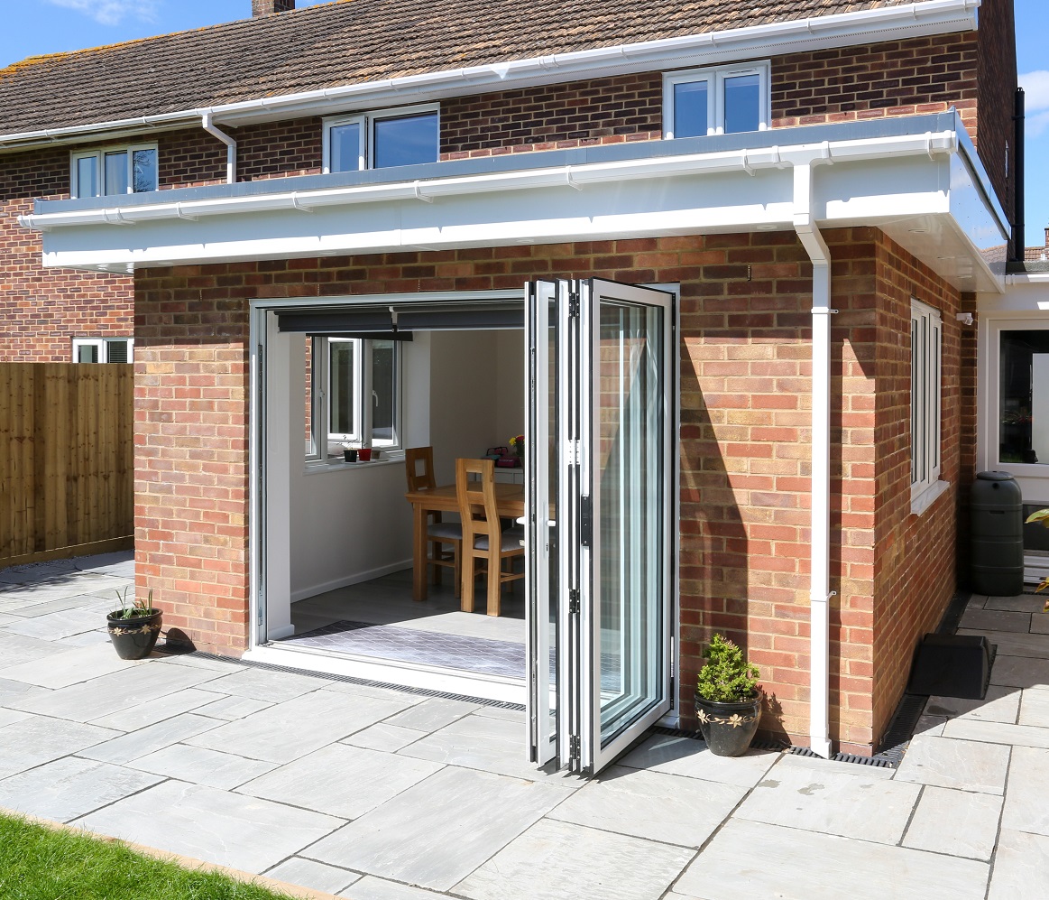 An extension to a new-build property, built by local building services company, The Best Build Team based in Amesbury